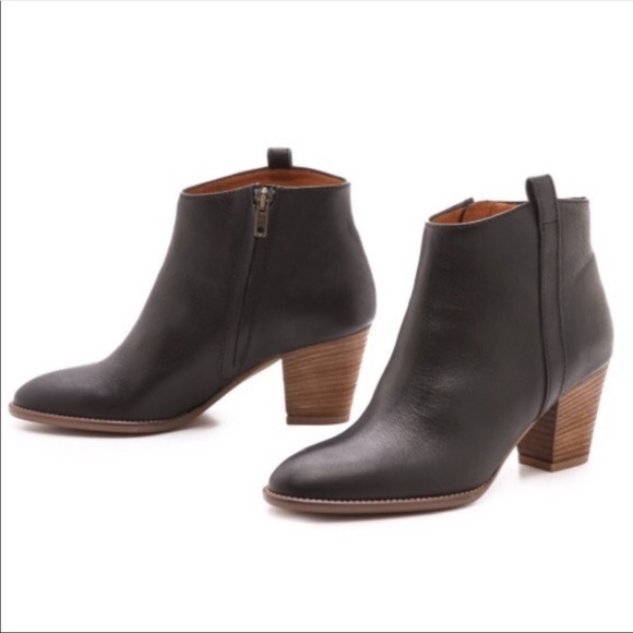 Madewell Shoes - Madewell Black Leather Billie Ankle Boots